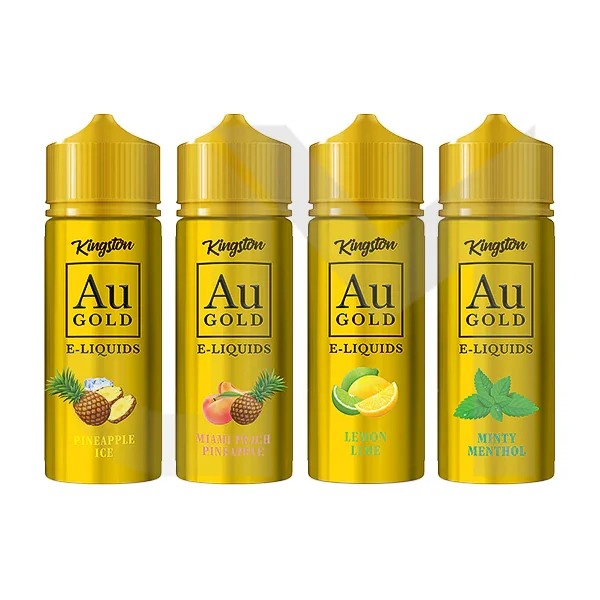 0mg AU Gold By Kingston 100ml Shortfill E-liquid (70VG/30PG)