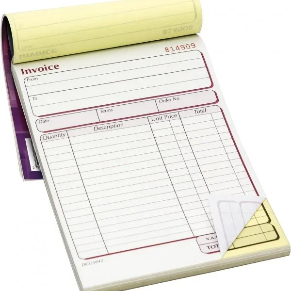 pukka pad, pukka notebooks, pukka notepad, duplicate invoice book