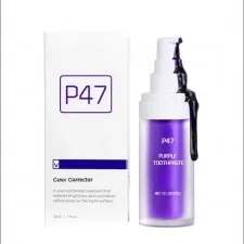 P47 Purple Toothpaste for Teeth Whitening, Tooth Whitening Toothpaste, Purple Toothpaste Teeth Whitener (1fl oz/30 ml), Tooth Stain Removal