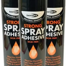(3 Tins) 500ml Bond it spray Contact adhesive Super Strong