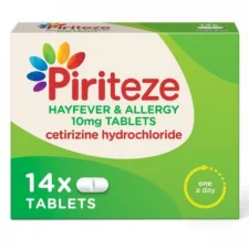 Piriteze Hayfever & Allergy Relief, 14 Tablets