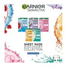 Garnier Discovery Collection Tissue Mask, 5 count (Pack of 1)